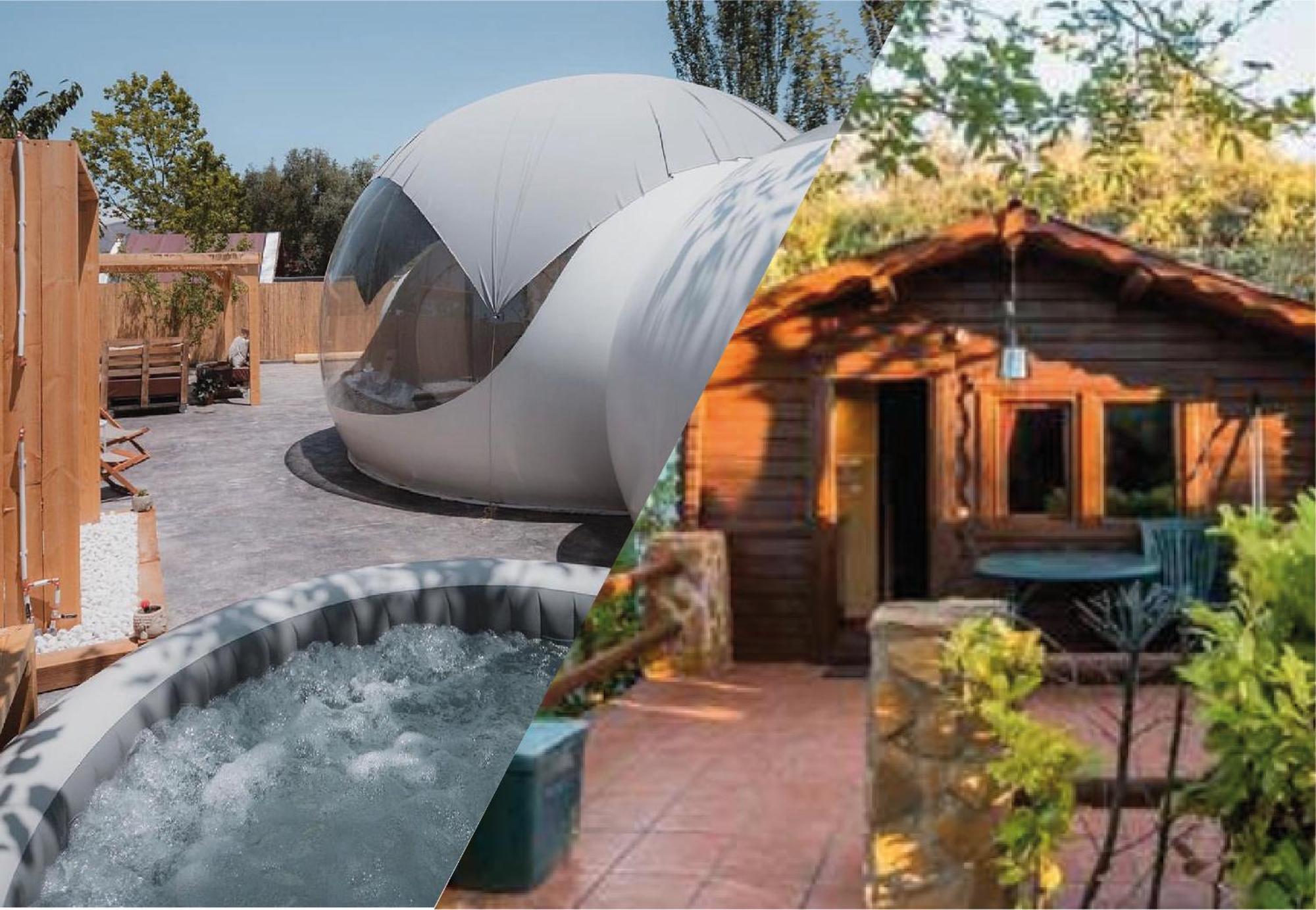 Fuente Del Lobo Glamping & Bungalows - Adults Only Pinos Genil Kültér fotó